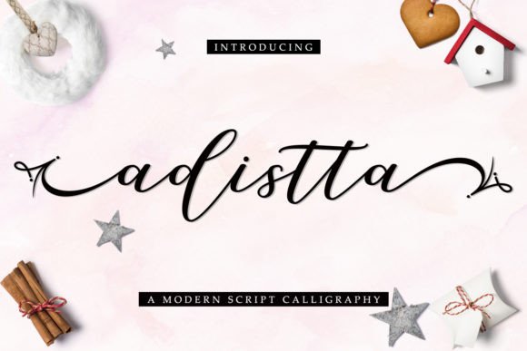 Adistta: A Modern Script Font for Web Design