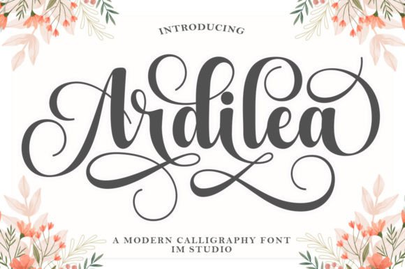 Ardilea: A Modern Script Font for Polished Branding