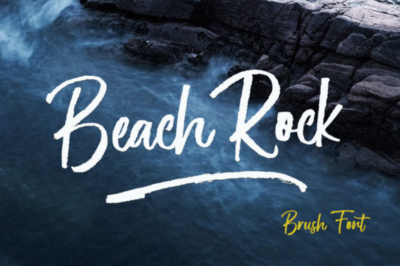 Beach Rock: A Stylish Script Font for Handmade Creations