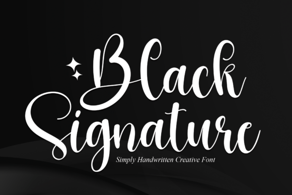 Black Signature: A Sweet Script Font for Branding Projects