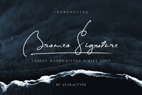 Bromeo Signature: The Elegant Script Font for Handmade Brands