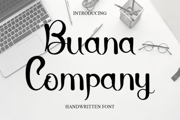 Buana Company: The Handwritten Typeface for Authentic Campaigns