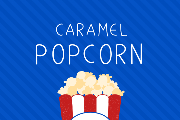 Caramel Popcorn Font for Creative Campaigns