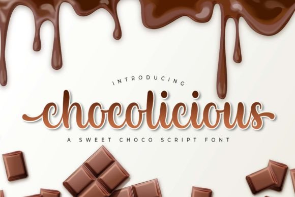 Chocolicious Script Font for Handmade Creations