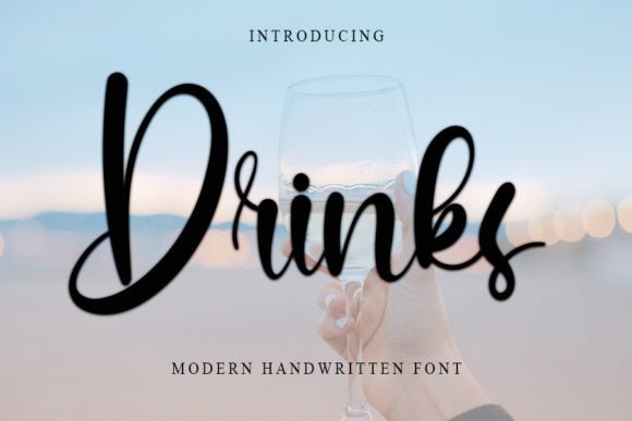 Drinks Font for a Timeless Editorial Touch