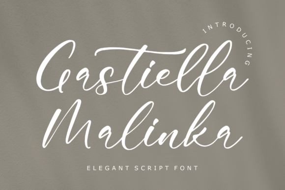 Gastiella Malinka: A Script Font for Elegance and Expression
