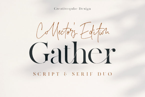 Gather Collector s Edition Font for Bold Branding