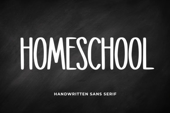 Homeschool: The Perfect Handwritten Typeface for Authentic Branding