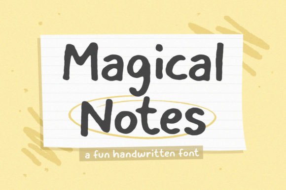 Magicalnotes: A Handwritten Font for Your Business Branding