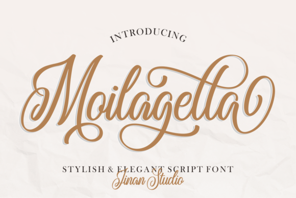 Moilagella: A Modern Script Font for Editorial Design