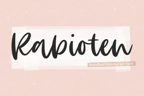 Rabioten: A Script Font That Elevates Campaign Design