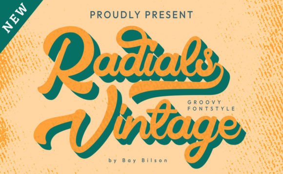 Radial Vintage: The Groovy Typeface for Authentic Brand Stories