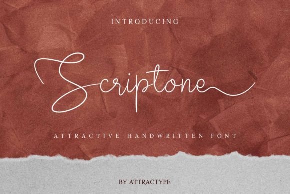 Scriptone: The Sweet Handwritten Typeface for Your Next Craft Project
