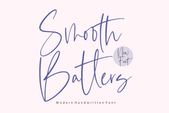 Smooth Batters Font for Web Design