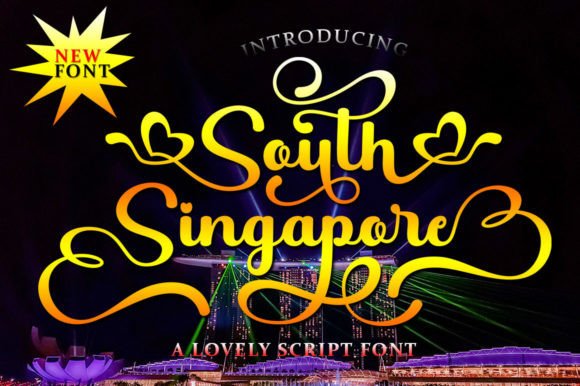South Singapore: The Elegant Handwritten Font for Crafters and Sellers