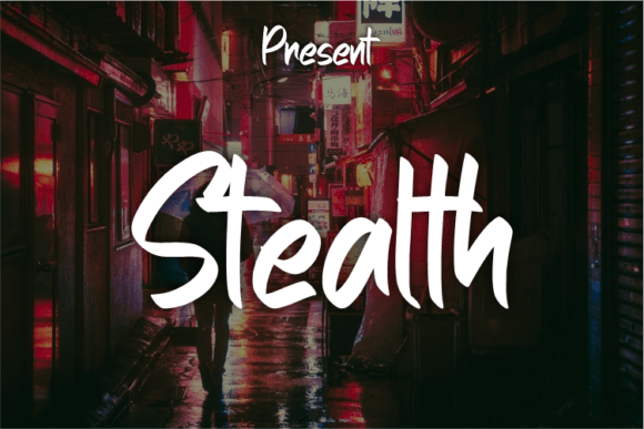 Stealth: A Modern Script Font for Bold Brand Campaigns