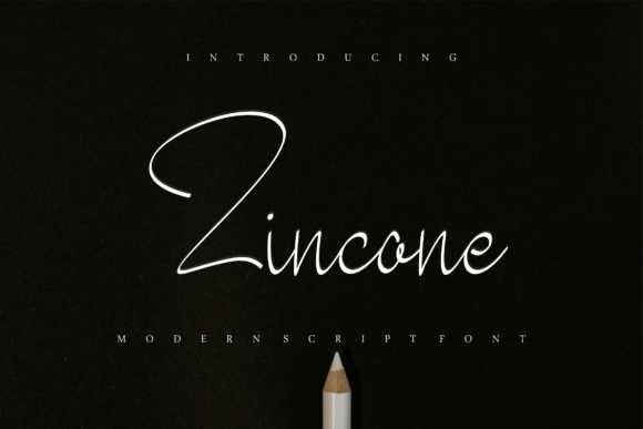 Zincone: A Handwritten Script Font for Thoughtful Design